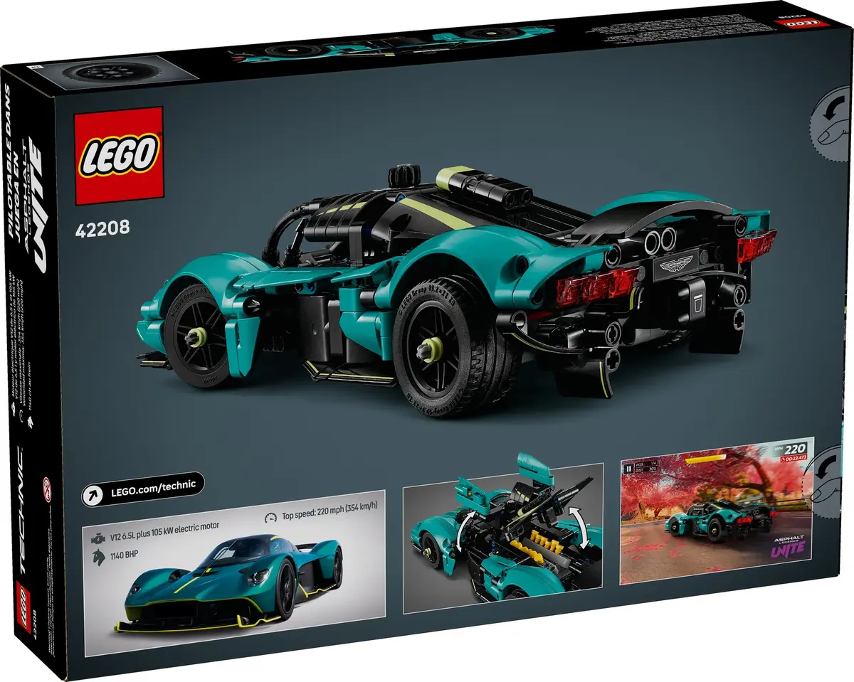 LEGO Technic 42208 Aston Martin Valkyrie set, image 2
