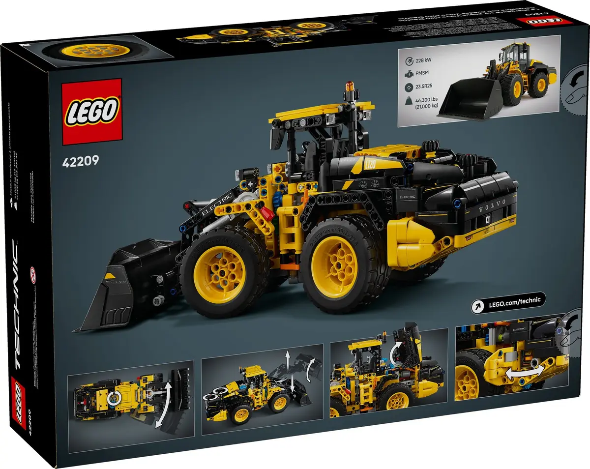 LEGO Technic 42209 Volvo L120 Electric Wheel Loader set, image 2