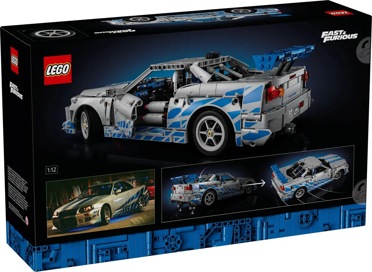 LEGO Technic 42210 2 Fast 2 Furious Nissan Skyline GT-R (R34) Car set, image 2