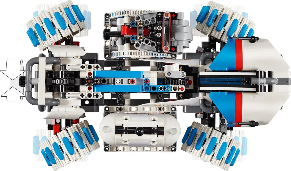 LEGO Technic 42211 Lunar Outpost Moon Rover set, image 9