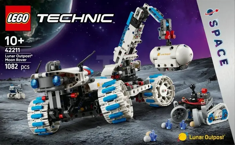 LEGO Technic 42211 Lunar Outpost Moon Rover set, image 2