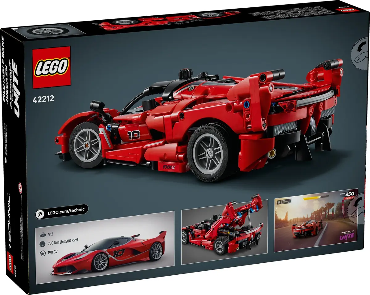 LEGO Technic 42212 Ferrari FXX K set, image 2