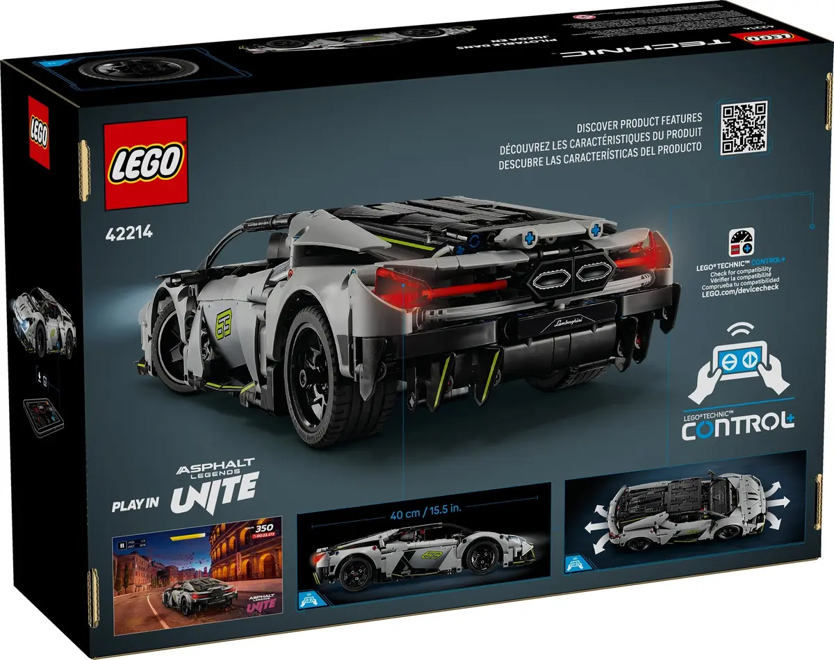 LEGO Technic 42214 Lamborghini Revuelto set, image 2