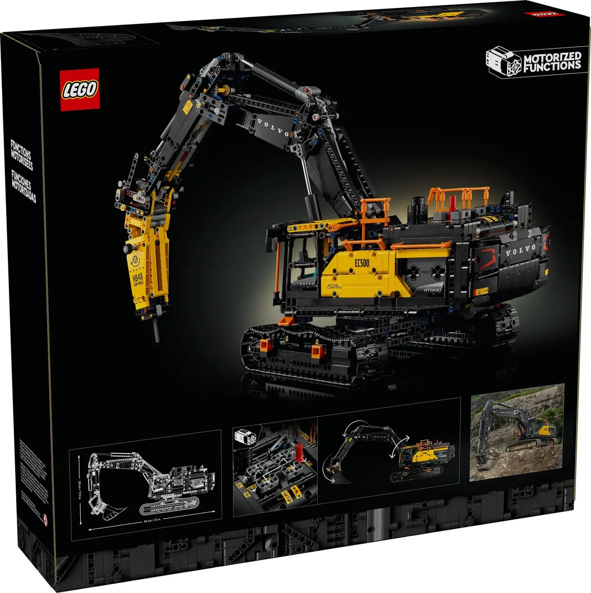 LEGO Technic 42215 Volvo EC500 Hybrid Excavator set, image 2