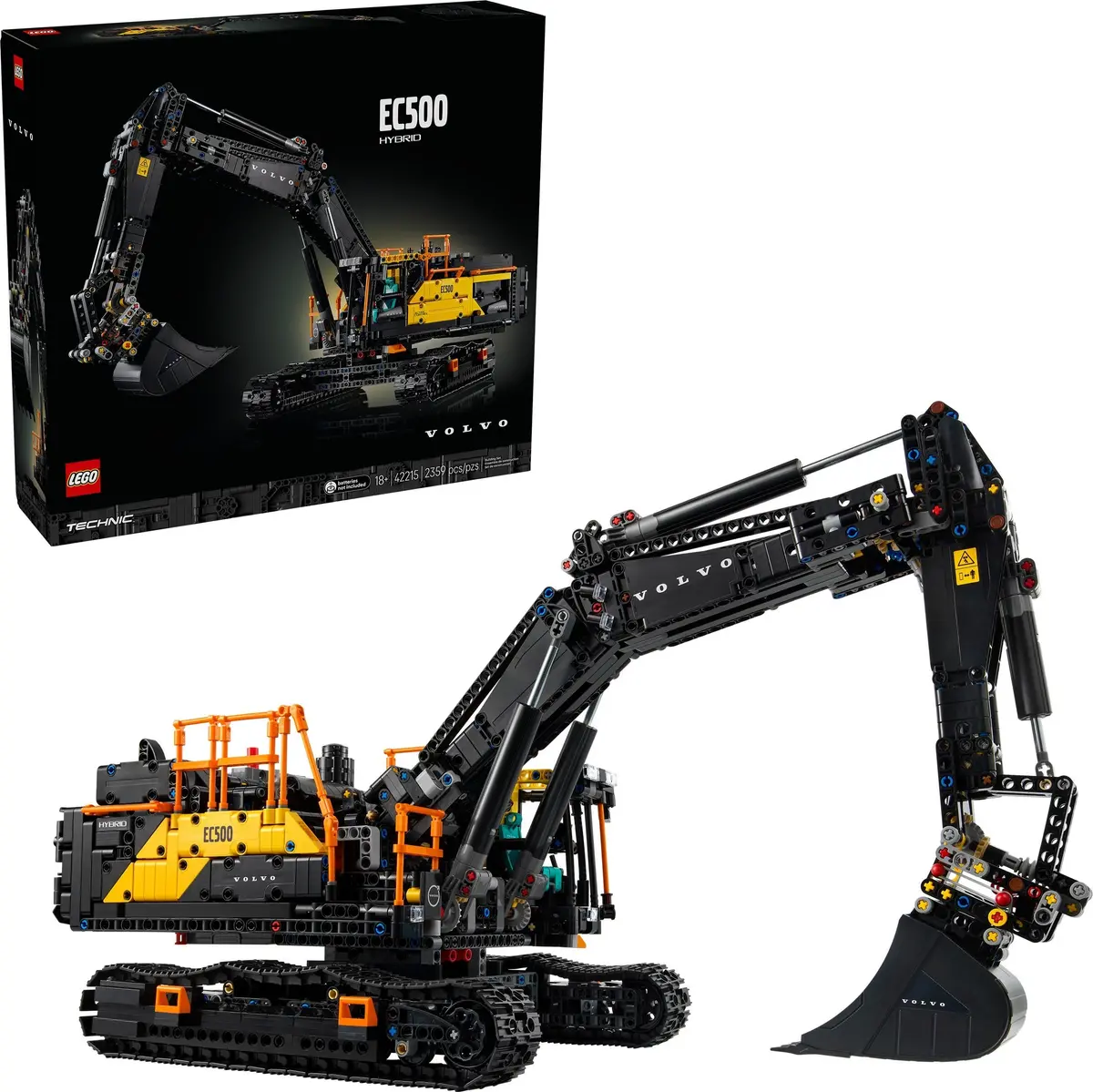 LEGO Technic 42215 Volvo EC500 Hybrid Excavator set, image 3