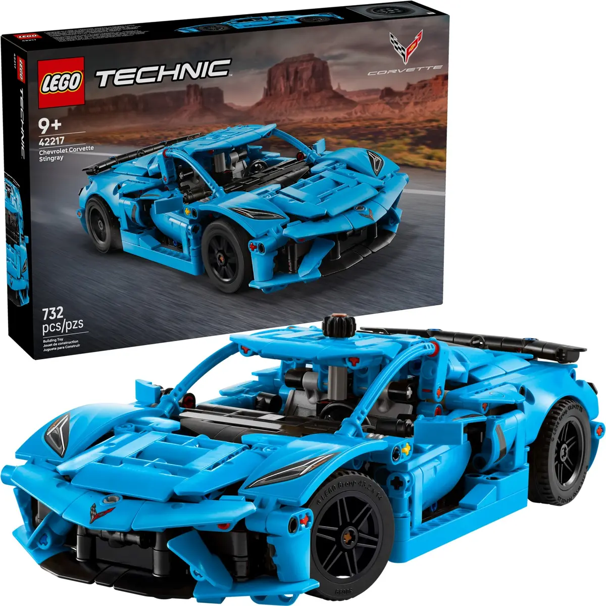 LEGO Technic 42217 Chevrolet Corvette Stingray set, image 3