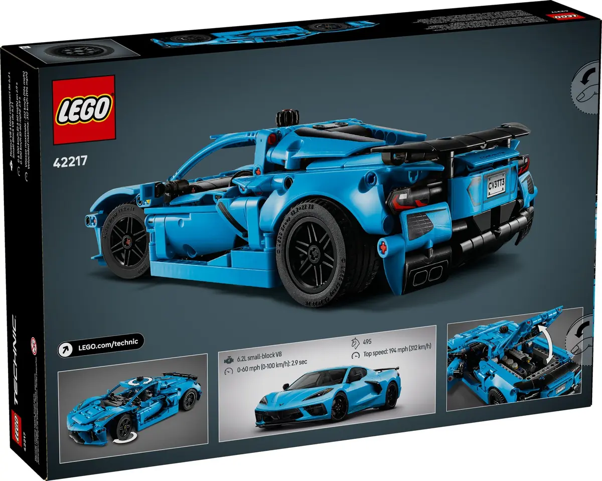 LEGO Technic 42217 Chevrolet Corvette Stingray set, image 2