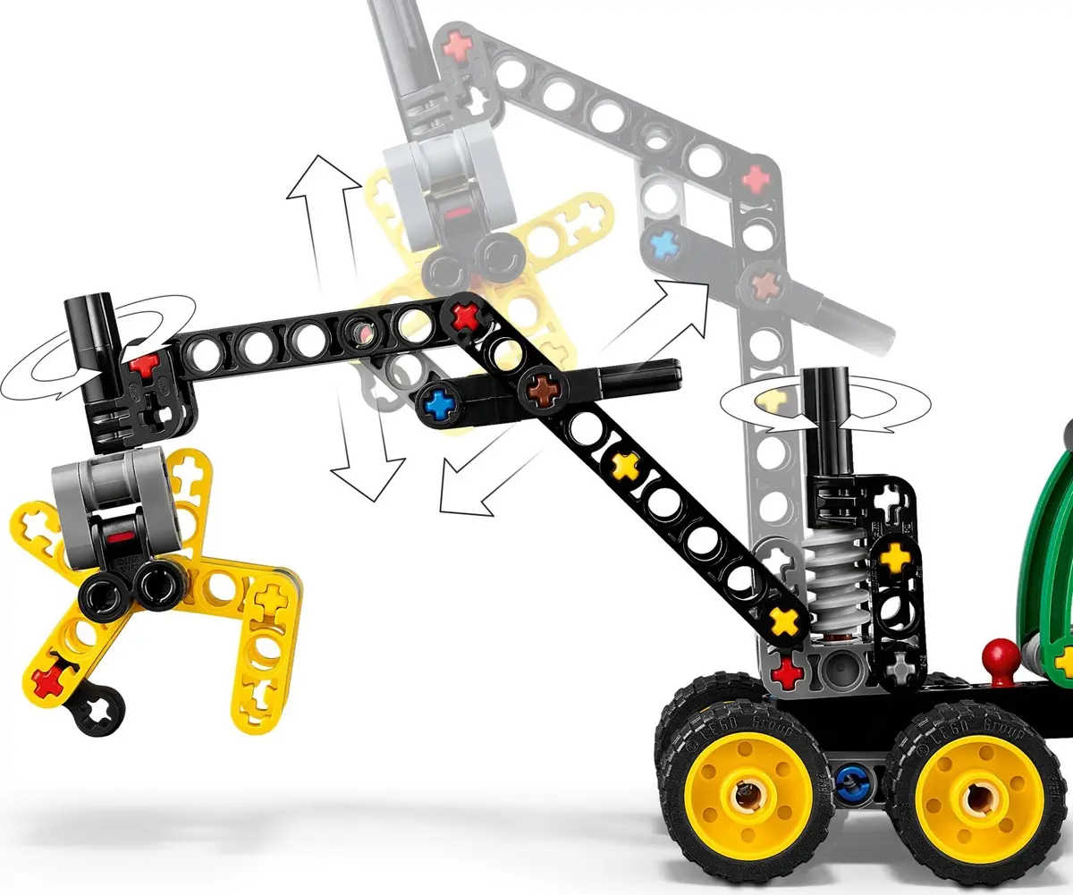 LEGO Technic 42218 John Deere 1470H Wheeled Harvester set, image 6