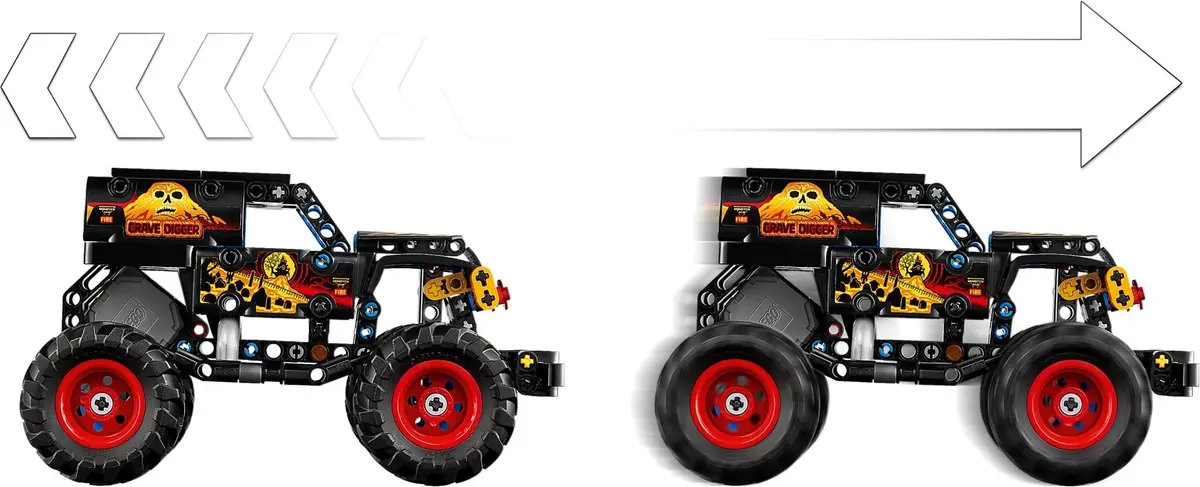 LEGO Technic 42219 Monster Jam Grave Digger set, image 10
