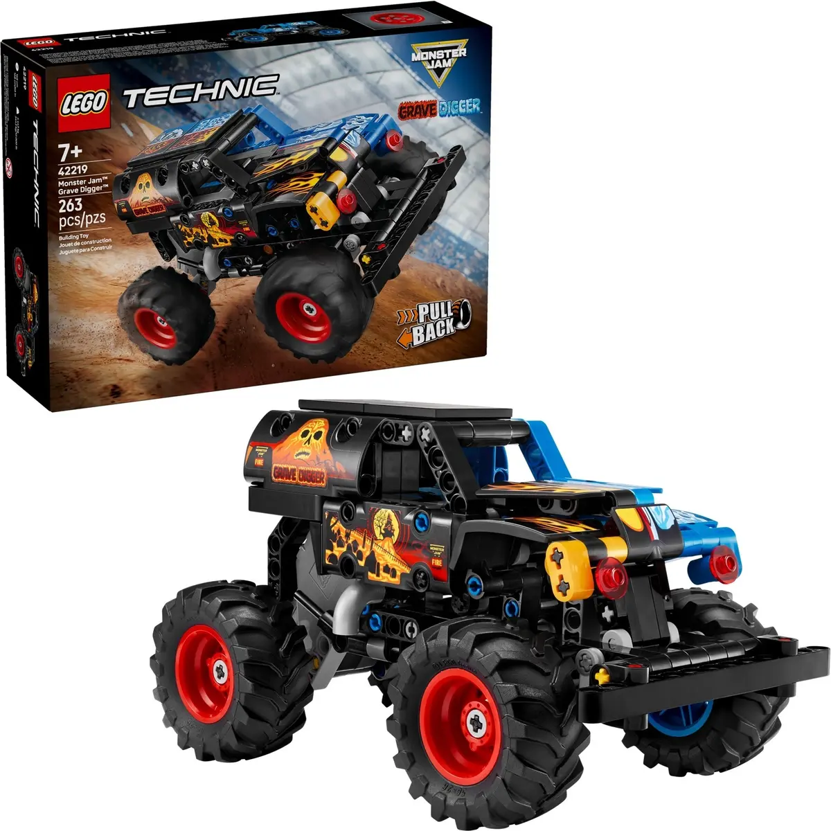 LEGO Technic 42219 Monster Jam Grave Digger set, image 3