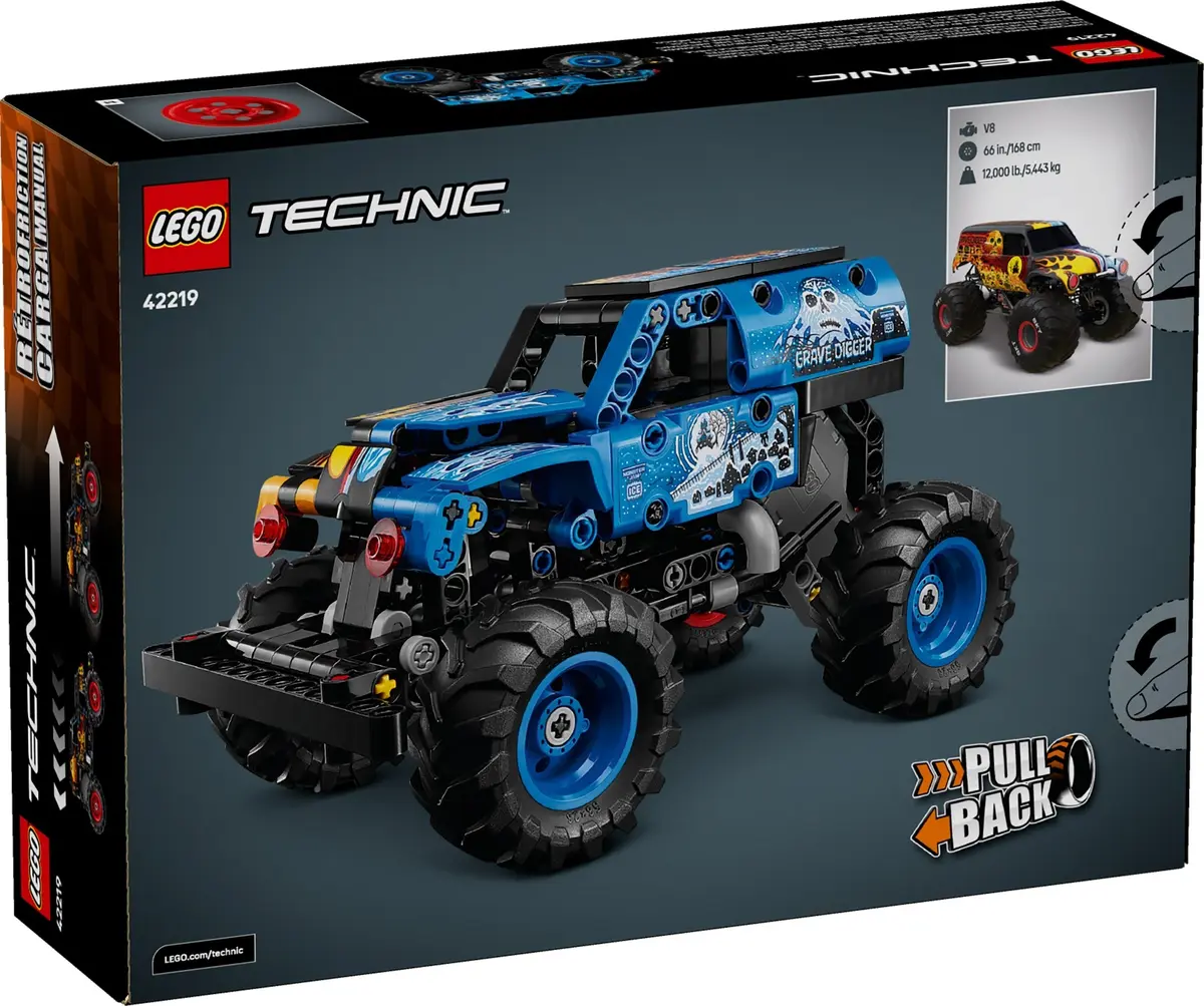 LEGO Technic 42219 Monster Jam Grave Digger set, image 2