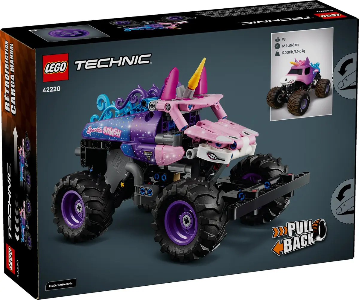 LEGO Technic 42220 Monster Jam Sparkle Smash set, image 2