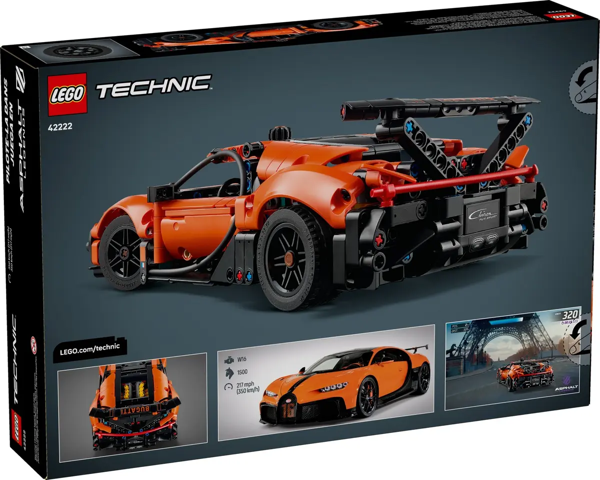 LEGO Technic 42222 Bugatti Chiron Pur Sport set, image 2