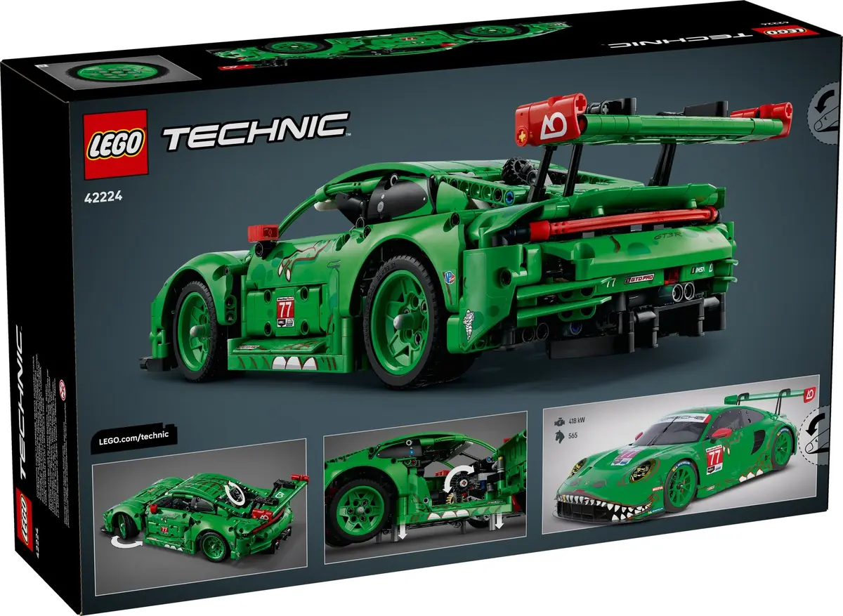 LEGO Technic 42224 Porsche 911 GT3 R REXY AO Racing set, image 3