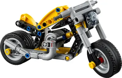 LEGO Technic 42225 Yellow Motorcycle set