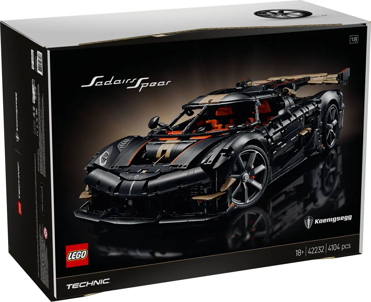 LEGO Technic 42232 Koenigsegg Sadair's Spear Megacar set, image 5