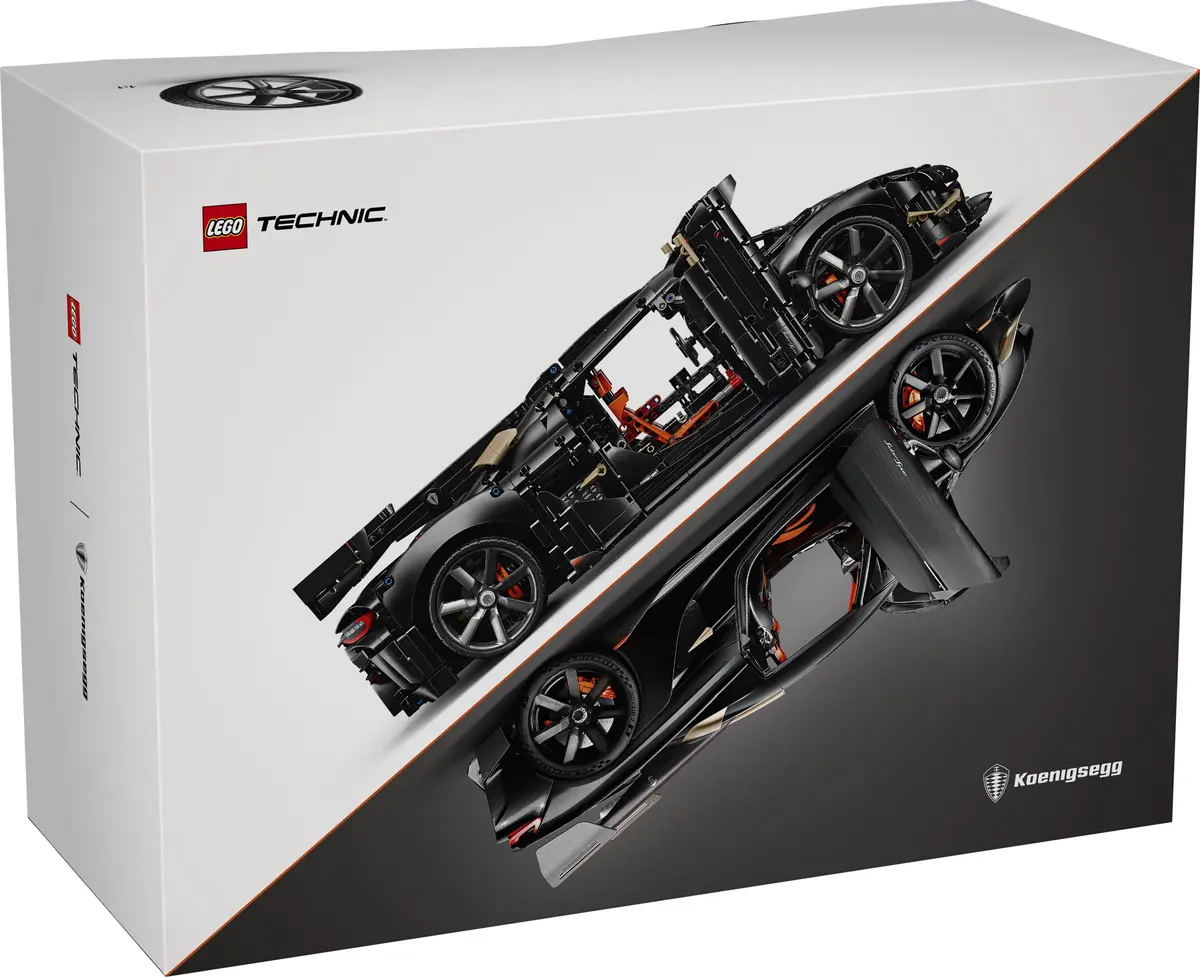 LEGO Technic 42232 Koenigsegg Sadair's Spear Megacar set, image 4
