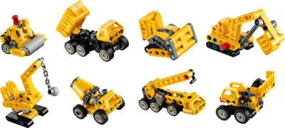 LEGO Technic 42233 Mighty Machines - Series 1 - Complete set