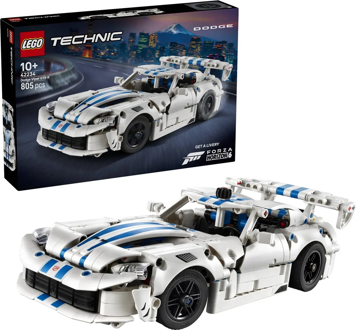 LEGO Technic 42234 Dodge Viper GTS-R set, image 3