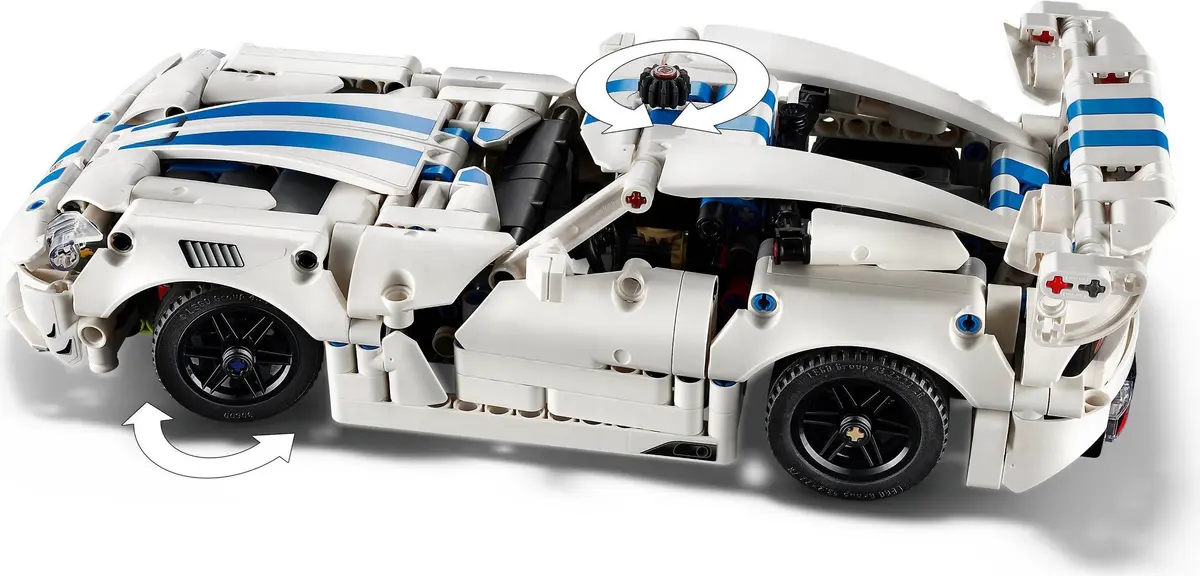 LEGO Technic 42234 Dodge Viper GTS-R set, image 8