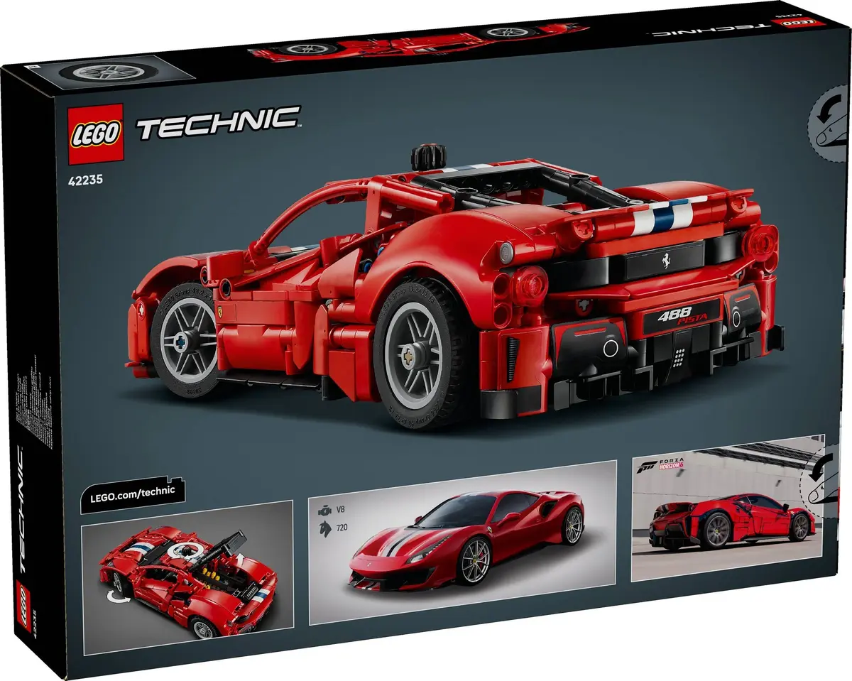 LEGO Technic 42235 Ferrari 488 Pista set, image 3