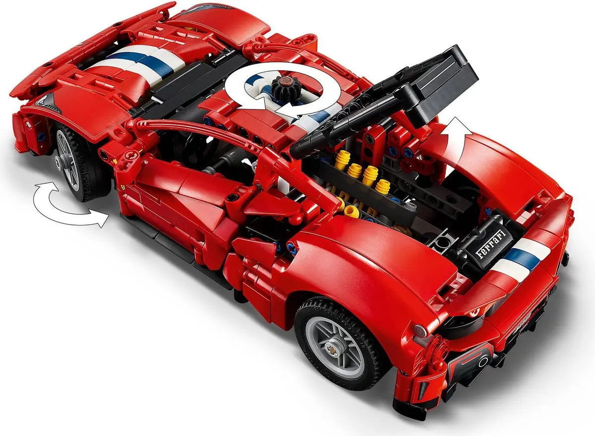 LEGO Technic 42235 Ferrari 488 Pista set, image 8