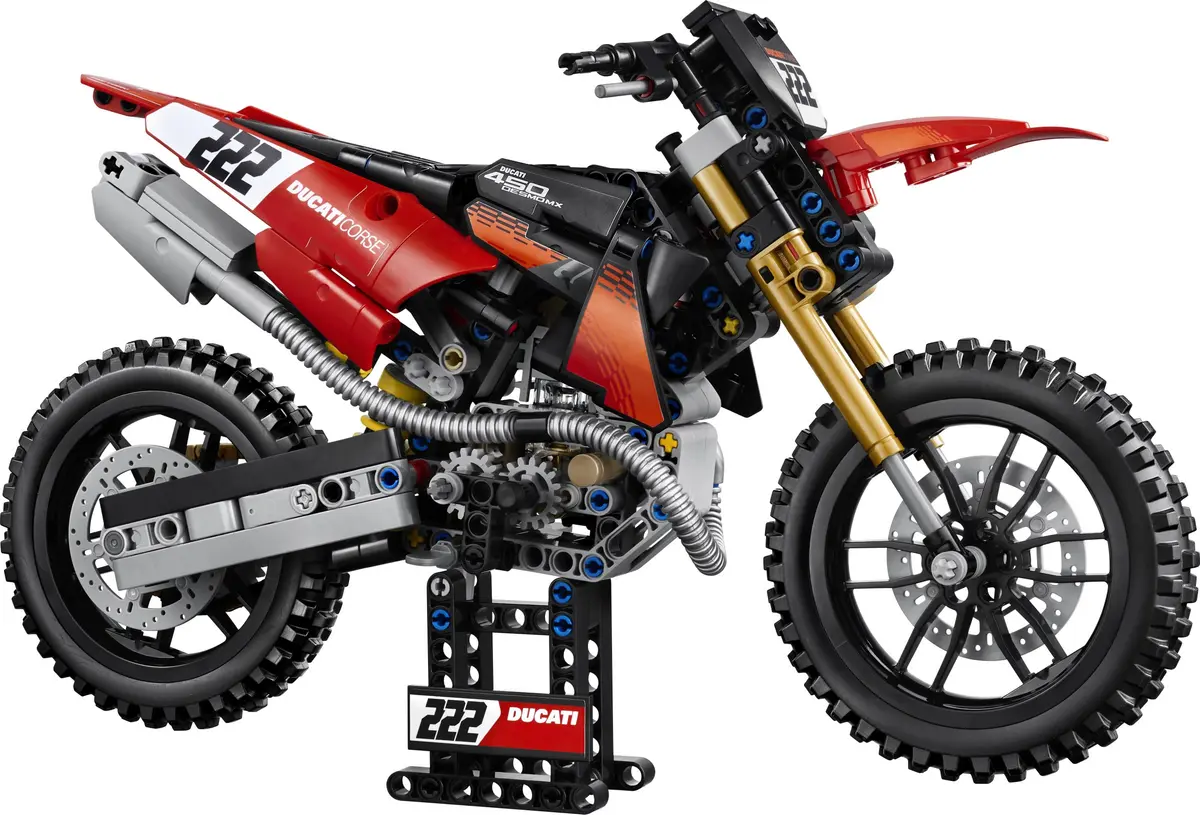 LEGO Technic 42238 Ducati Desmo450 MX Factory Motorcycle set
