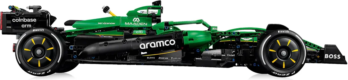 LEGO Technic 42240 Aston Martin Aramco AMR25 F1 Car set, image 21