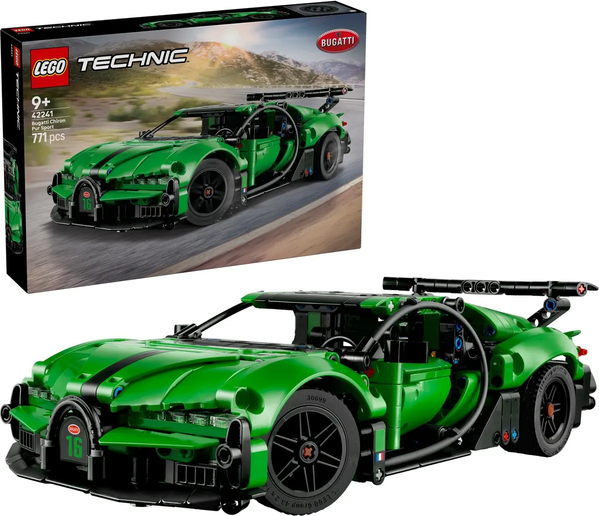 LEGO Technic 42241 Bugatti Chiron Pur Sport set, image 4