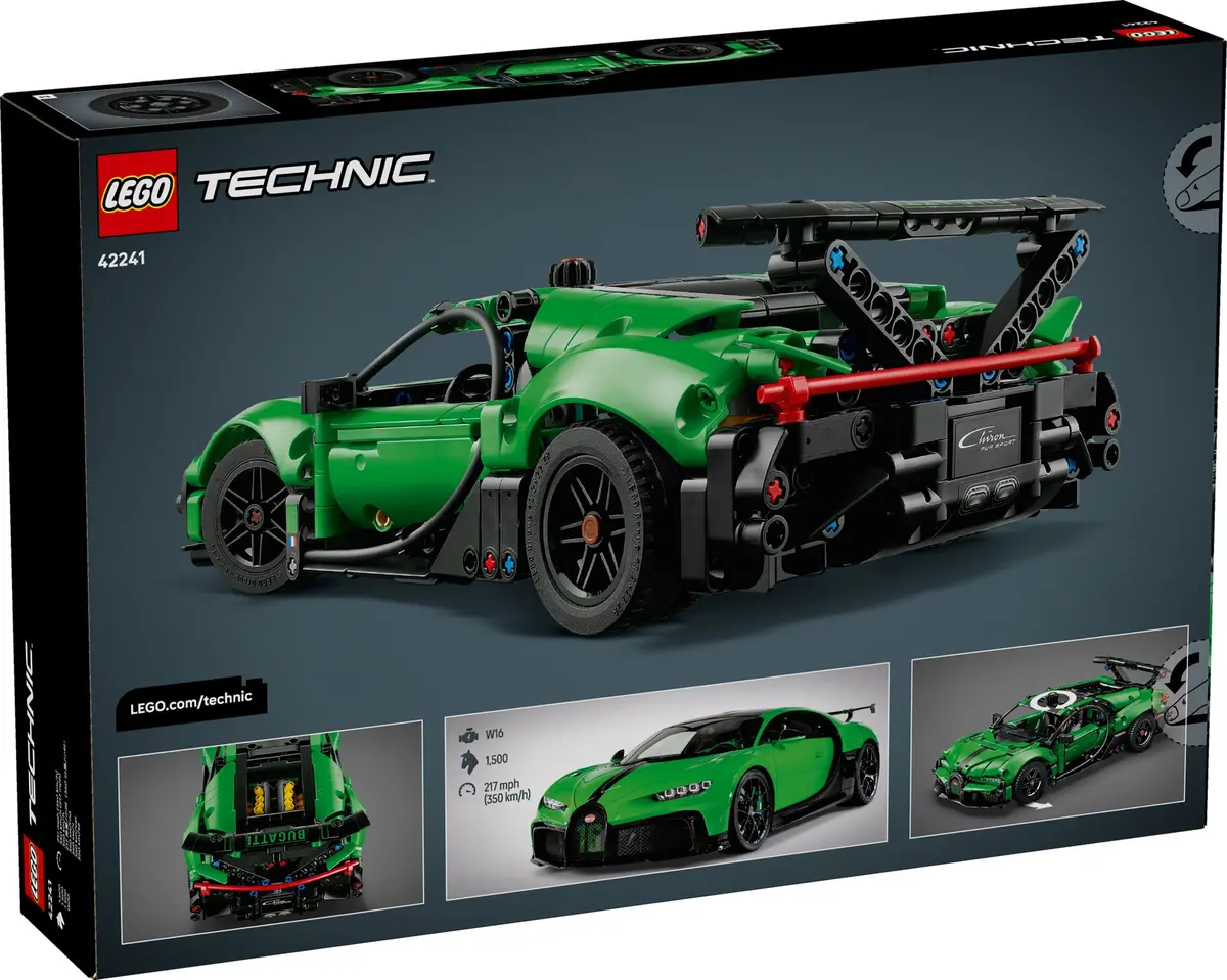 LEGO Technic 42241 Bugatti Chiron Pur Sport set, image 3