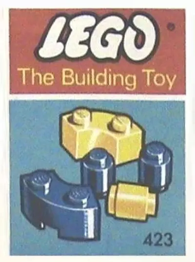 LEGO System 423 Curved and Round Bricks (The Building Toy) set