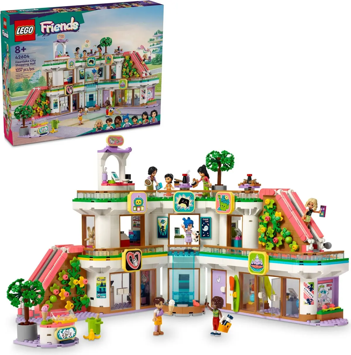 LEGO Friends 42604 Heartlake City Shopping Mall set, image 2