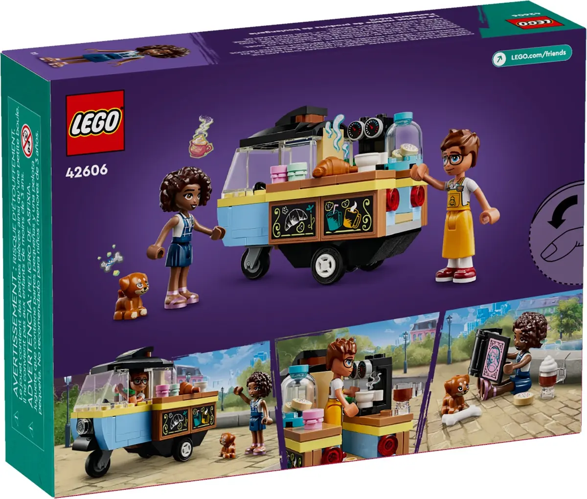 LEGO Friends 42606 Mobile Bakery Food Cart set, image 3