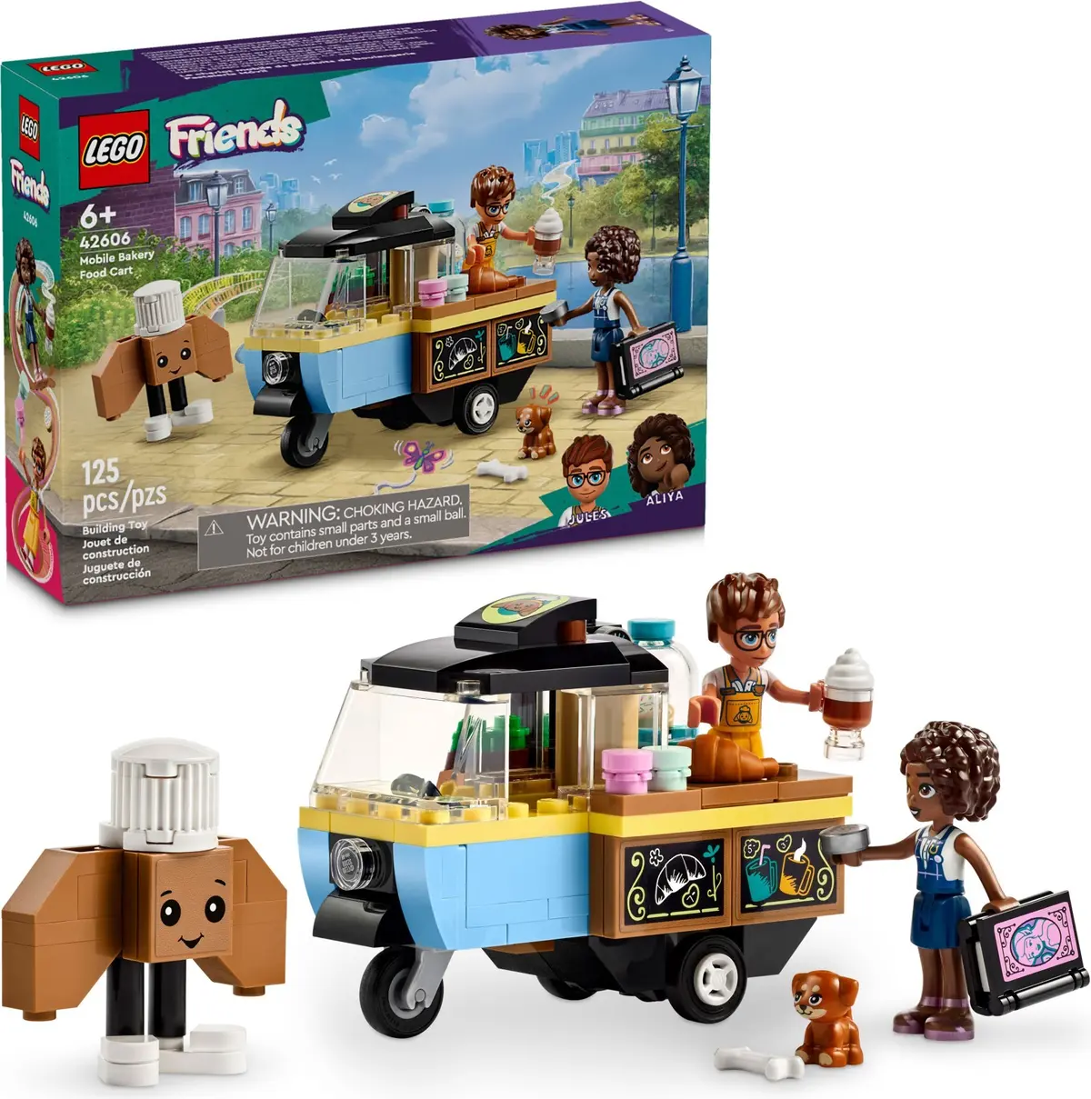 LEGO Friends 42606 Mobile Bakery Food Cart set, image 2
