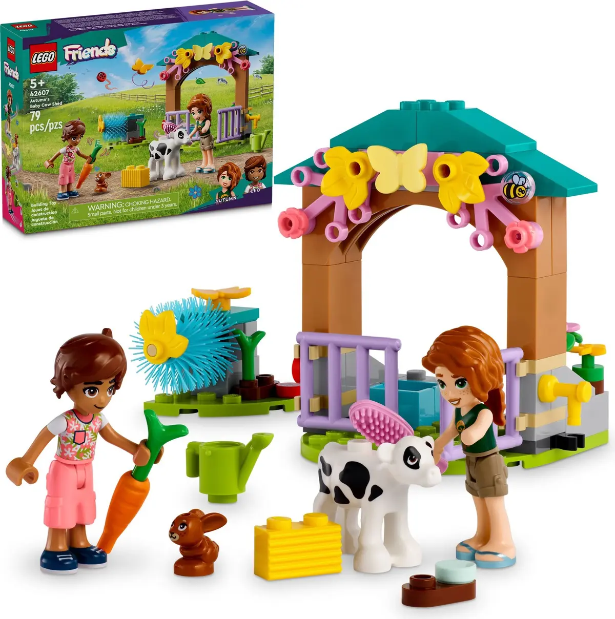 LEGO Friends 42607 Autumn's Baby Cow Shed set, image 2