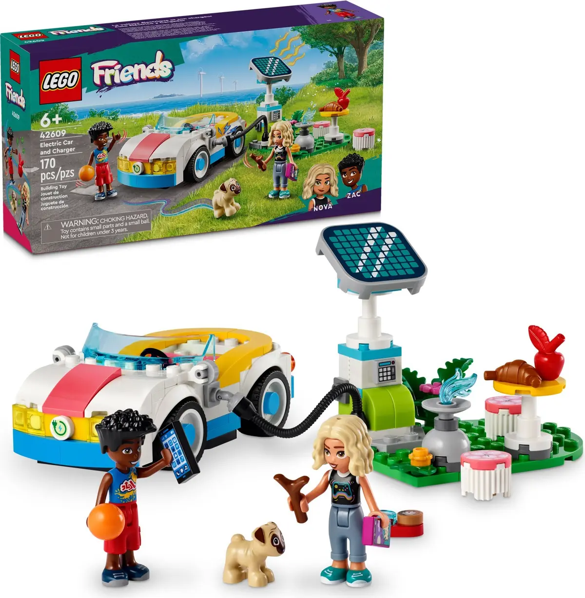 LEGO Friends 42609 Electric Car and Charger set, image 2