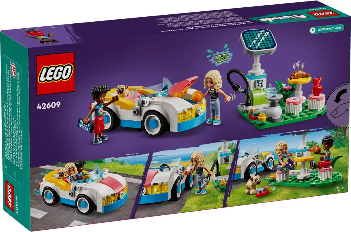 LEGO Friends 42609 Electric Car and Charger set, image 3