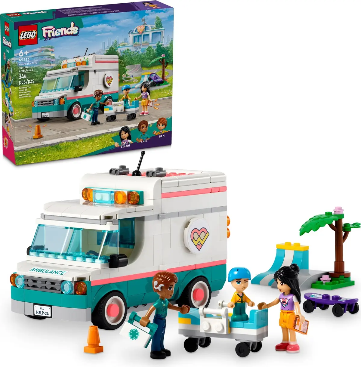 LEGO Friends 42613 Heartlake City Hospital Ambulance set, image 2