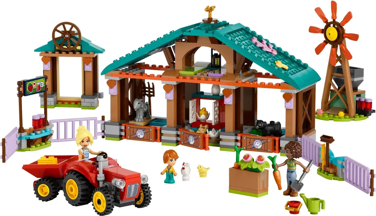 LEGO Friends 42617 Farm Animal Sanctuary set