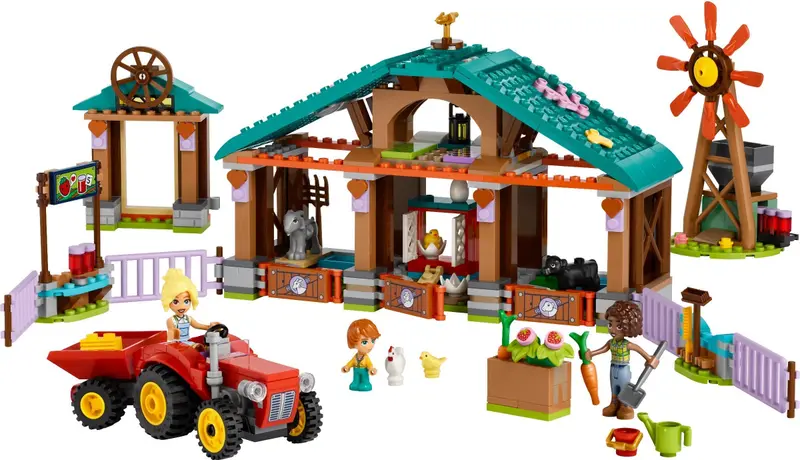 LEGO Friends 42617 Farm Animal Sanctuary set