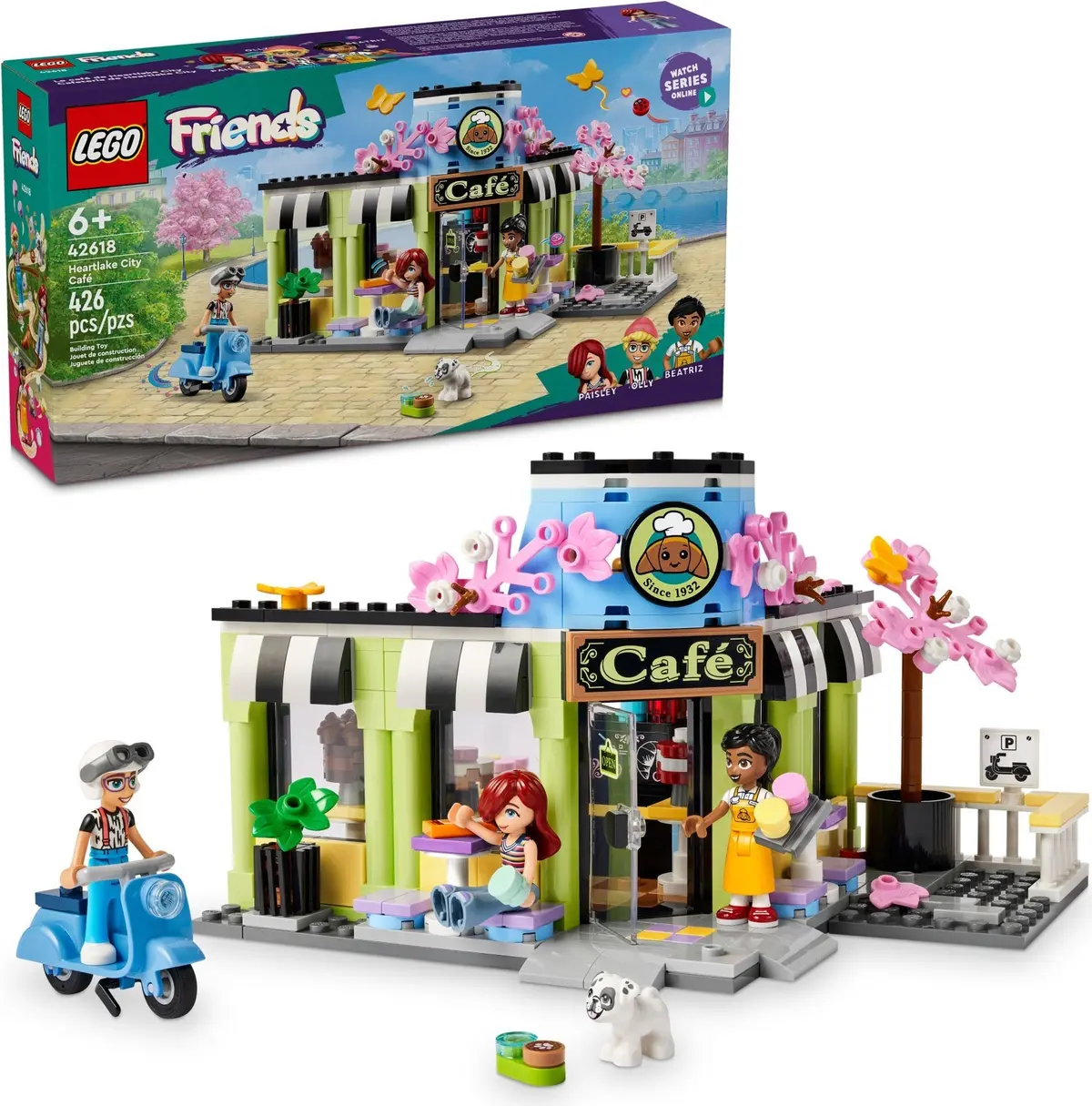 LEGO Friends 42618 Heartlake City Café set, image 8