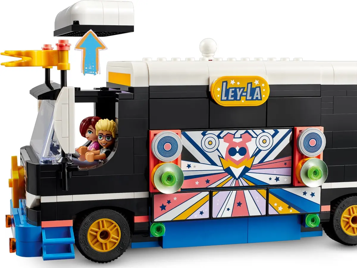 LEGO Friends 42619 Pop Star Music Tour Bus set, image 10
