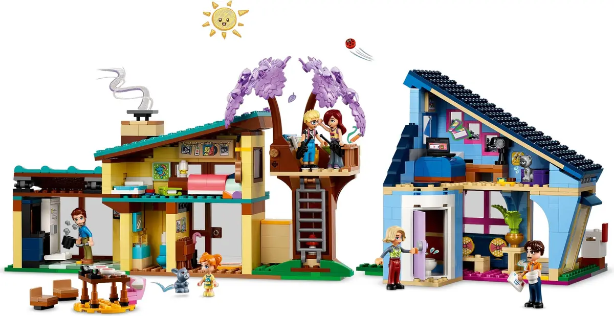 LEGO Friends 42620 Olly and Paisley's Family Houses set, image 8