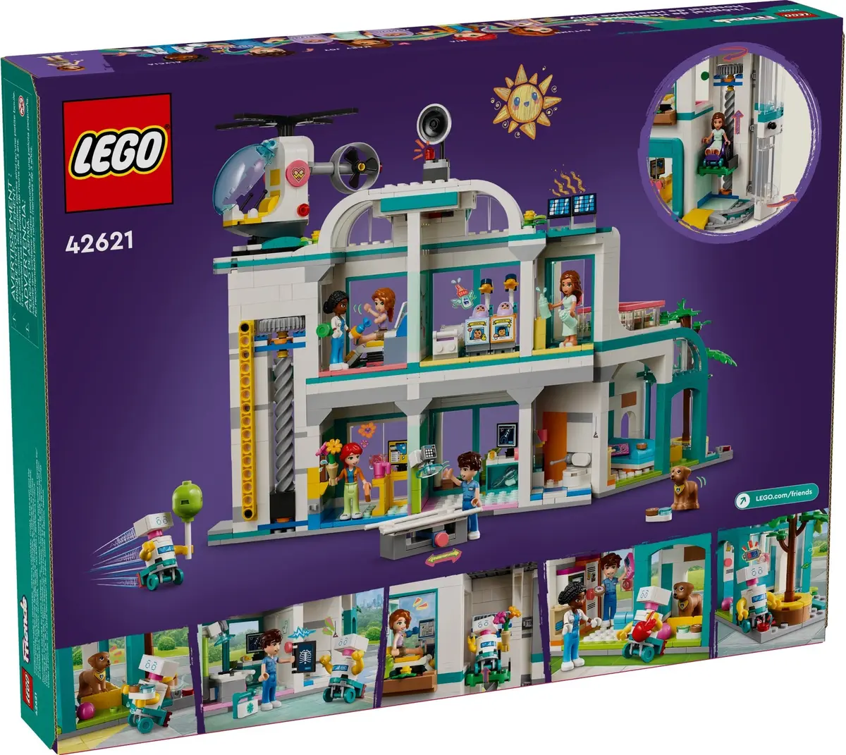 LEGO Friends 42621 Heartlake City Hospital set, image 3