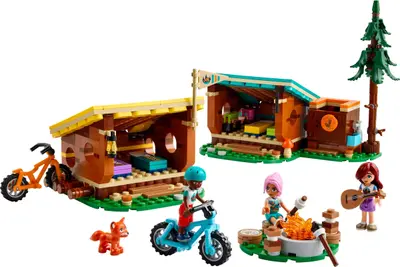 LEGO Friends 42624 Adventure Camp Cosy Cabins set