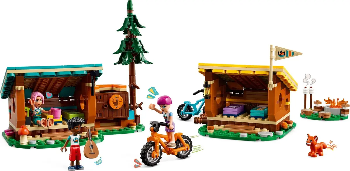 LEGO Friends 42624 Adventure Camp Cosy Cabins set, image 2