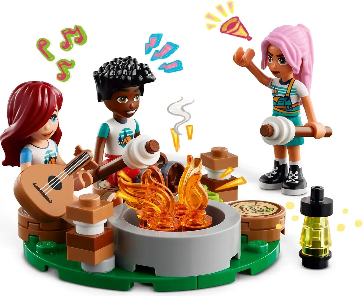 LEGO Friends 42624 Adventure Camp Cosy Cabins set, image 4