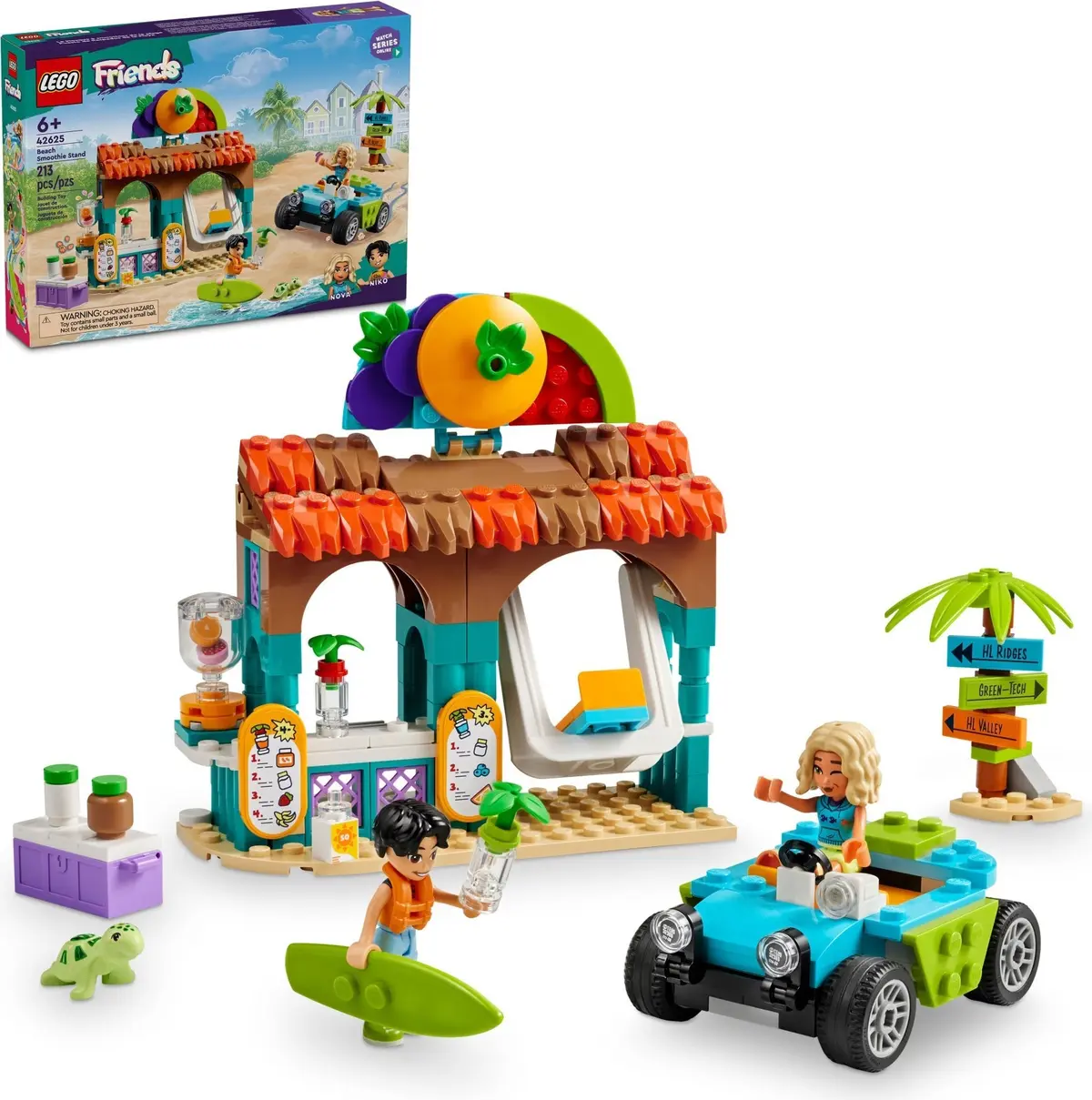 LEGO Friends 42625 Beach Smoothie Stand set, image 7