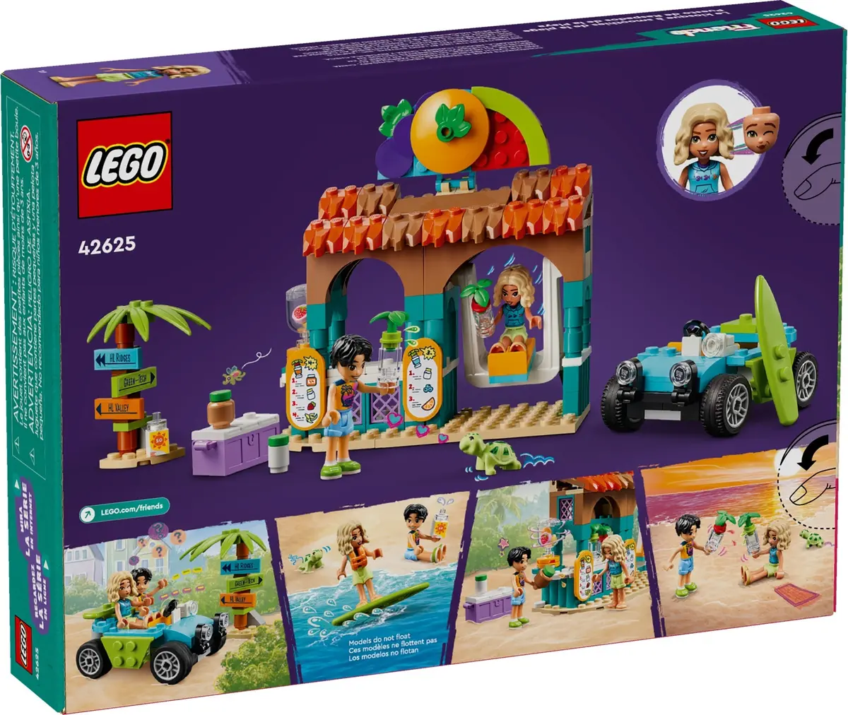 LEGO Friends 42625 Beach Smoothie Stand set, image 6
