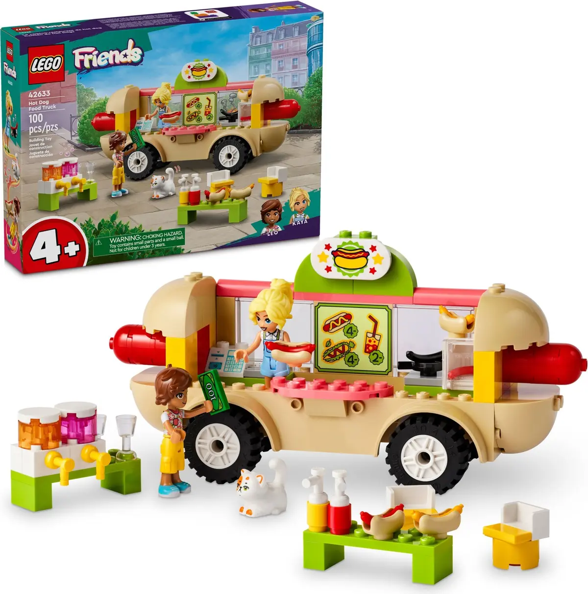 LEGO Friends 42633 Hot Dog Food Truck set, image 2
